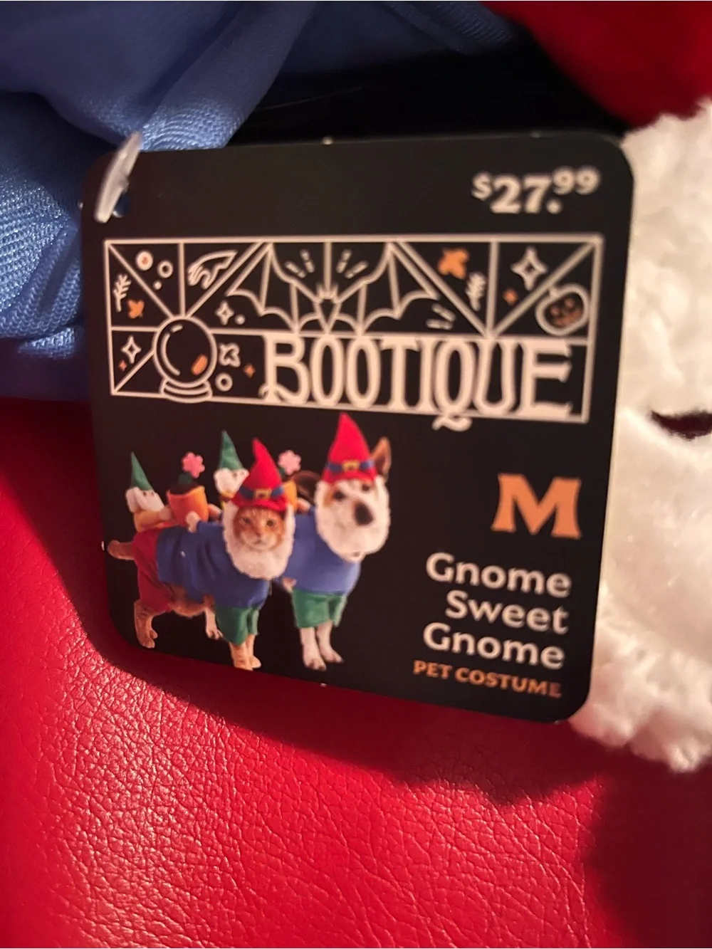 Bootique dog Plush Elf/Gnome Costume